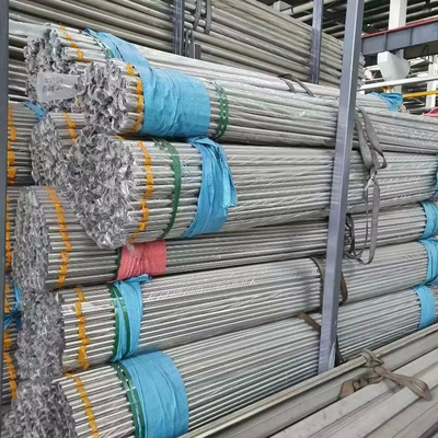 Mirror Hairline Polished Stainless Steel Round Pipe ASTM A213 ISO9001 Tube