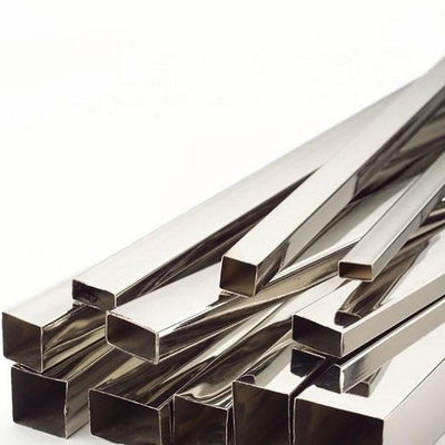 Polished AISI Stainless Steel Pipe GB JIS 304 DIN EN Square Rectangle Tube