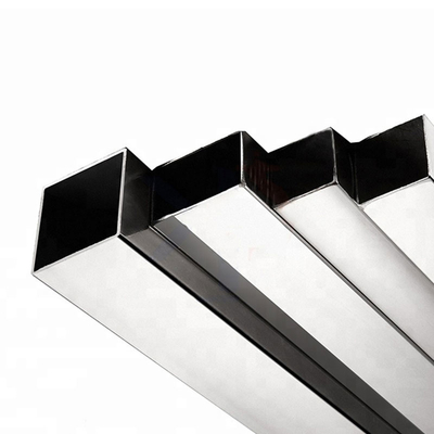 Polished AISI Stainless Steel Pipe GB JIS 304 DIN EN Square Rectangle Tube