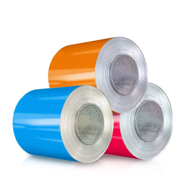 4mm - 300mm Prepainted Galvanized Steel Coils Hot Dip Blue SGS CE BV TISCO