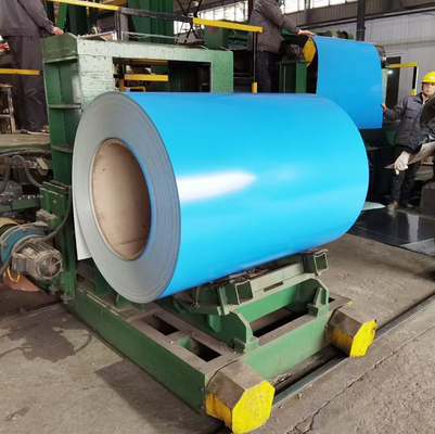PPGI Prepainted Galvanized Steel Coils 1000-1500mm Wood Pattern TISCO