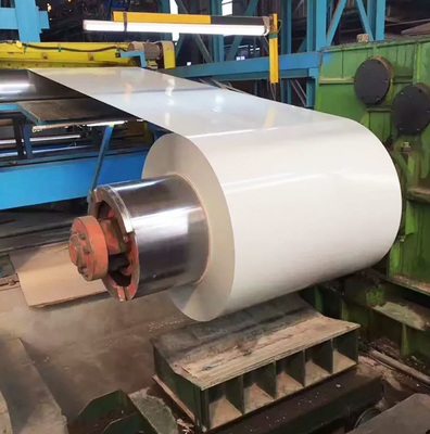 4mm - 300mm Prepainted Galvanized Steel Coils Hot Dip Blue PPGi 60g/M² ISO9001