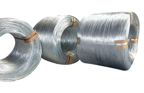 Hot Dipped Zinc Coated Galvanized Steel Wire Bright Q195