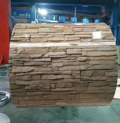 PPGI Prepainted Galvanized Steel Coils 1000-1500mm Wood Pattern